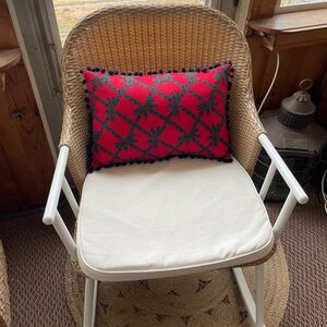 Talbots PLAID BOW LUMBAR PILLOW